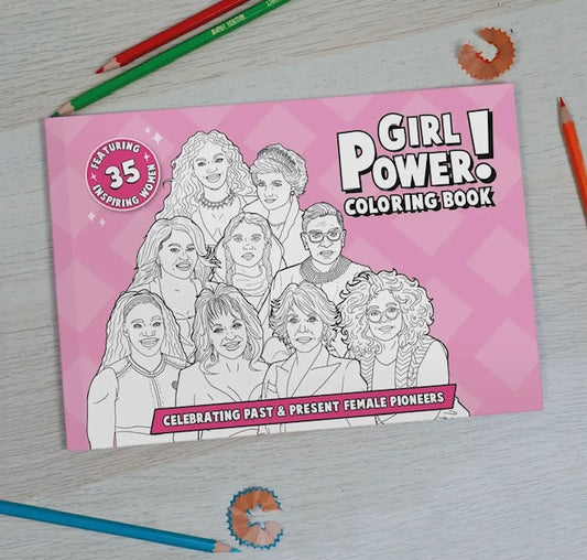 Girl Power Coloring Book