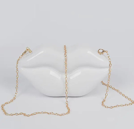 Acrylic Lips Clutch